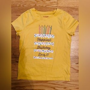 Cat and Jack birthday shirt.